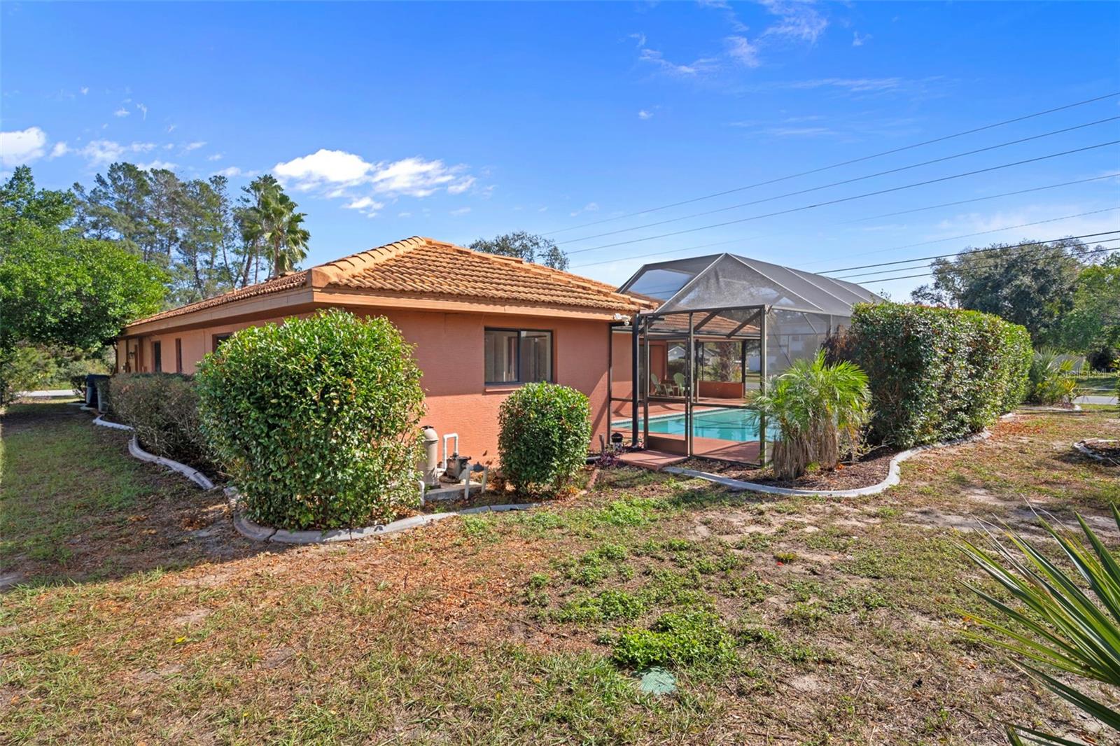 View of the back of the home