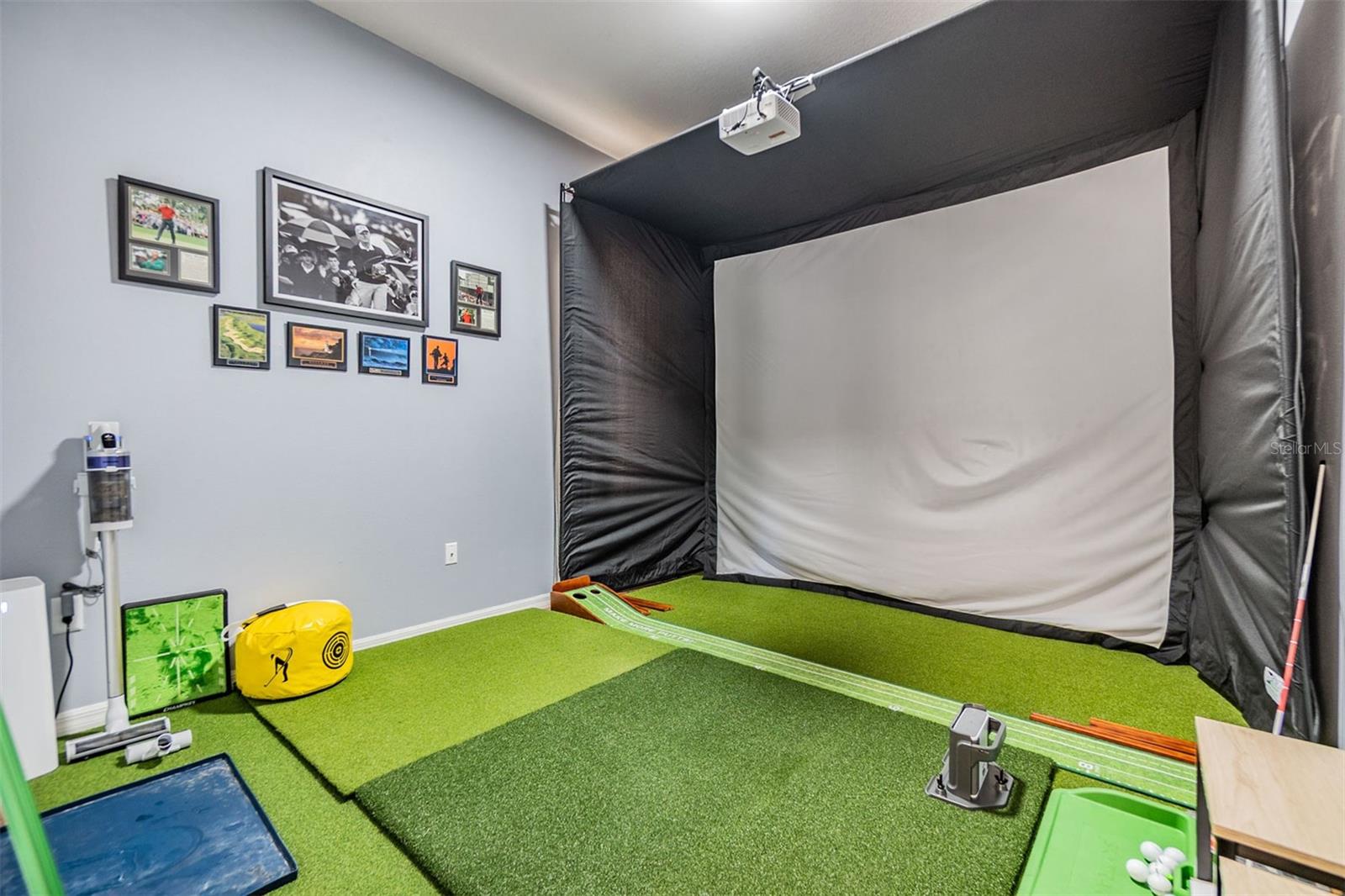 Guest Room - golf simulator