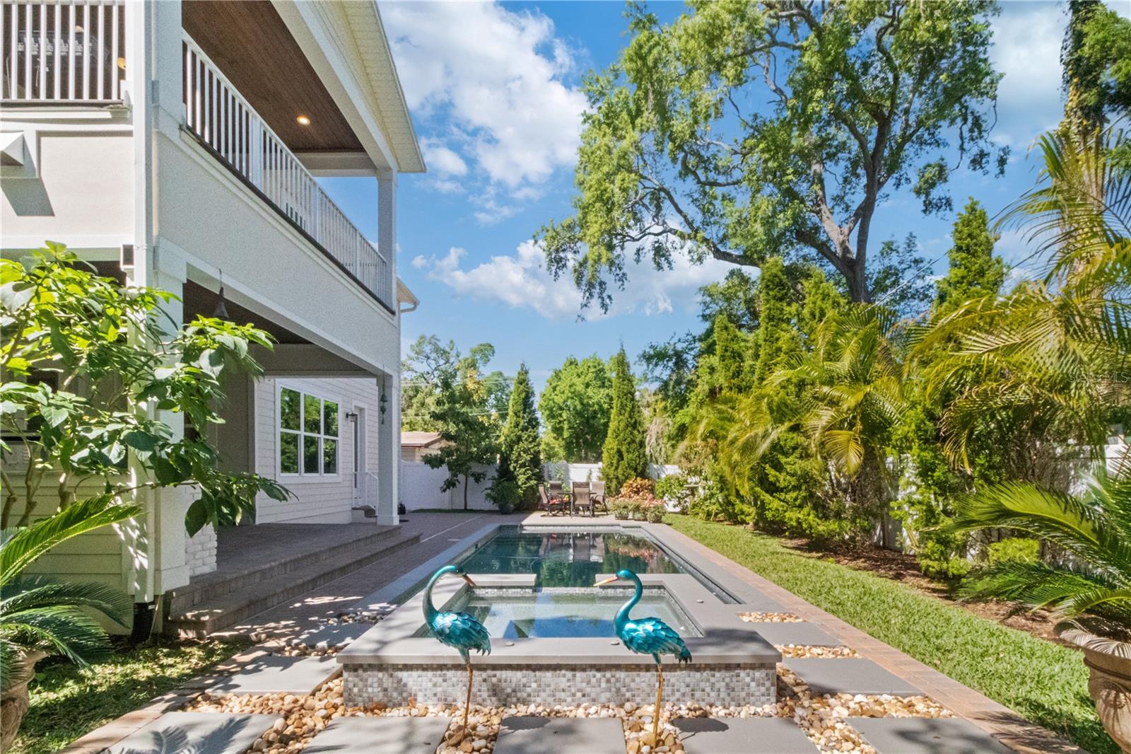 backyard pool