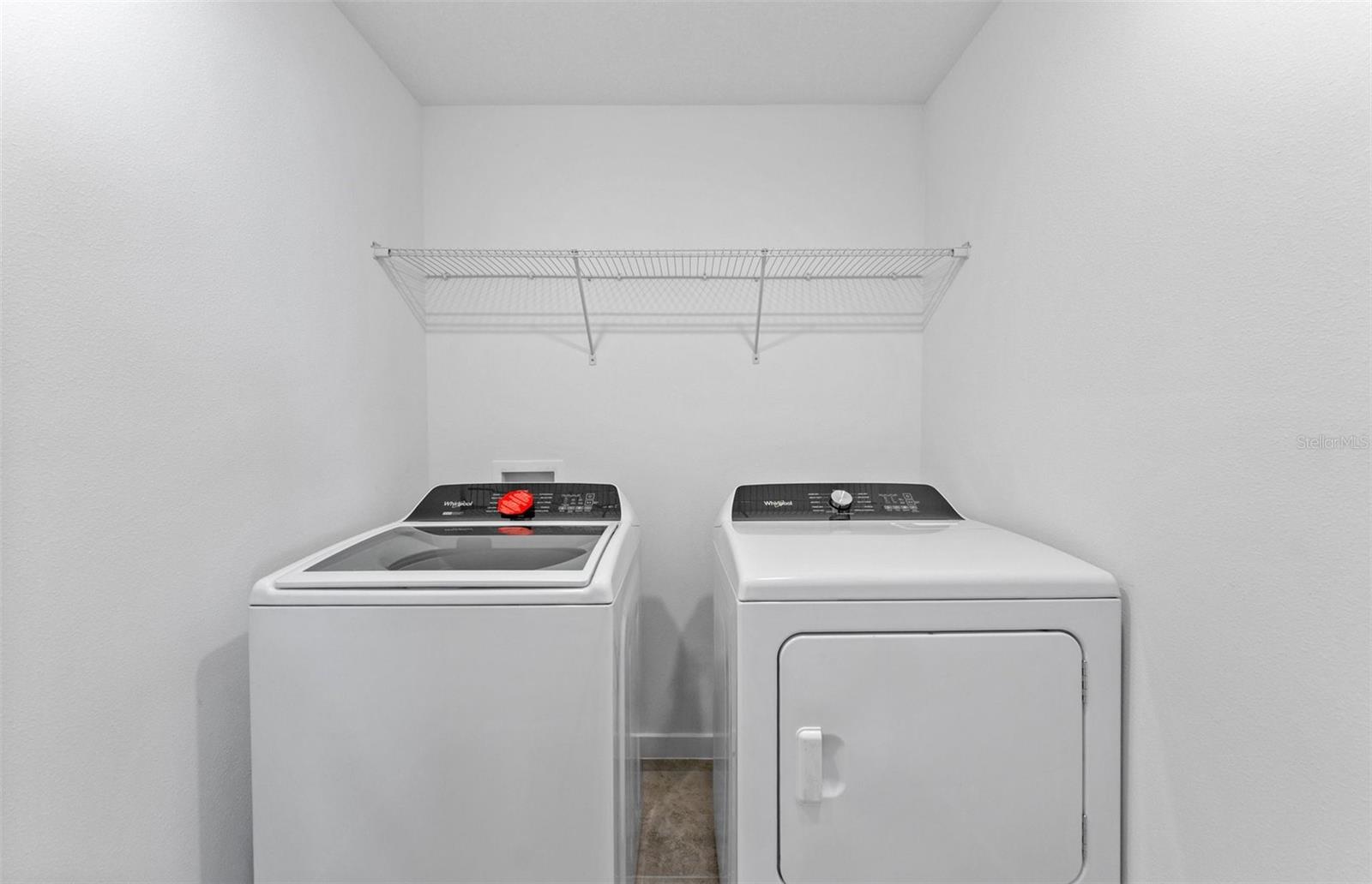 Laundry Room w/Whirlpool washer and dryer