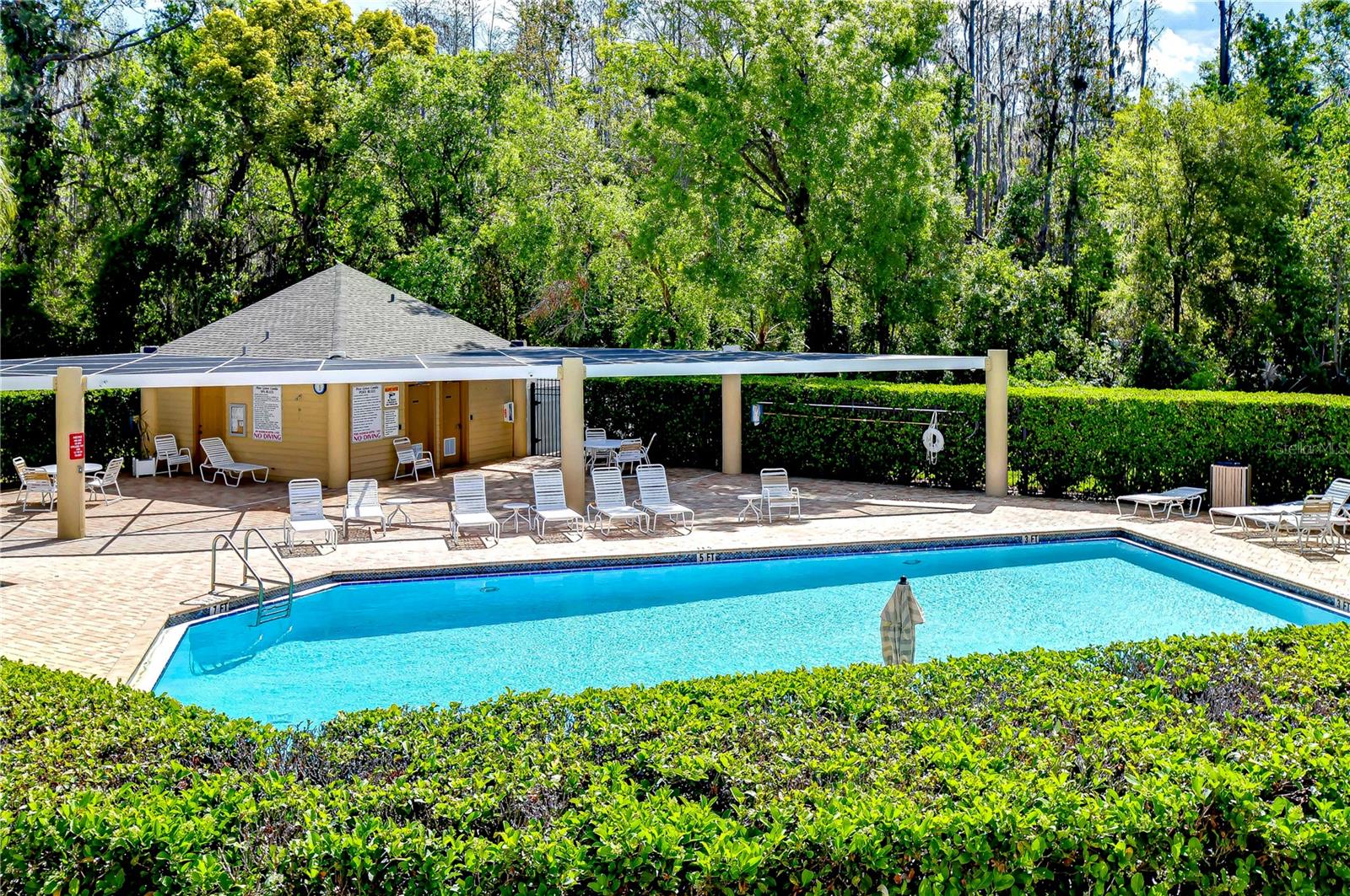 Sparkling community pool is perfect for beating the Florida heat!