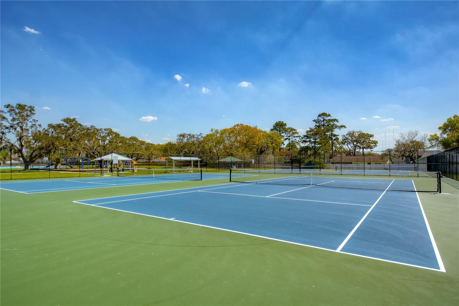 Pickle ball and tennis courts!