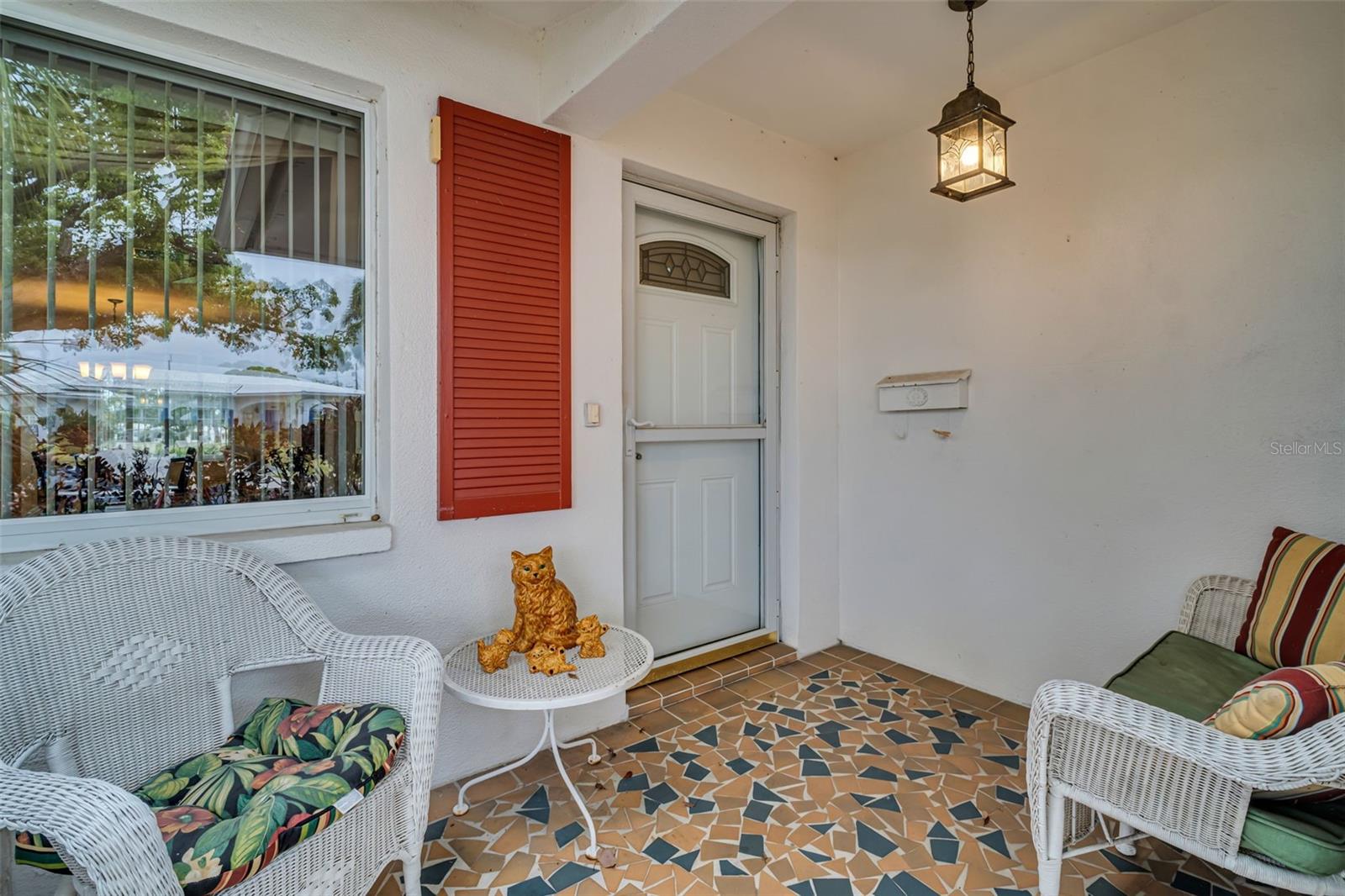 Covered front patio