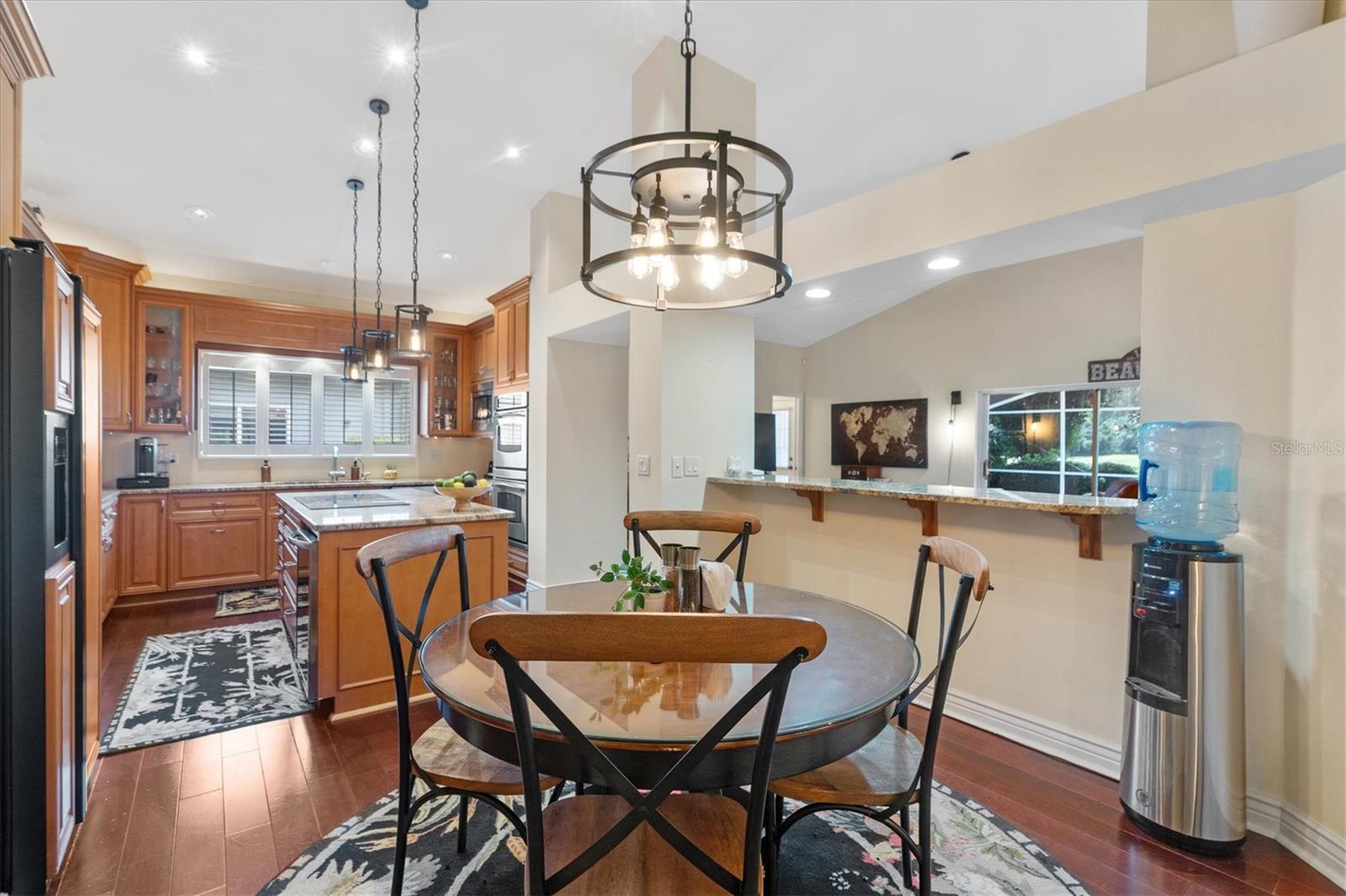 Eat-In Kitchen with an Abundance of Cabinet and Counter Space