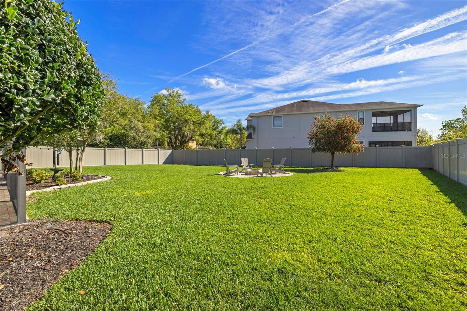 LARGE FULLY FENCED BACKYARD PVC