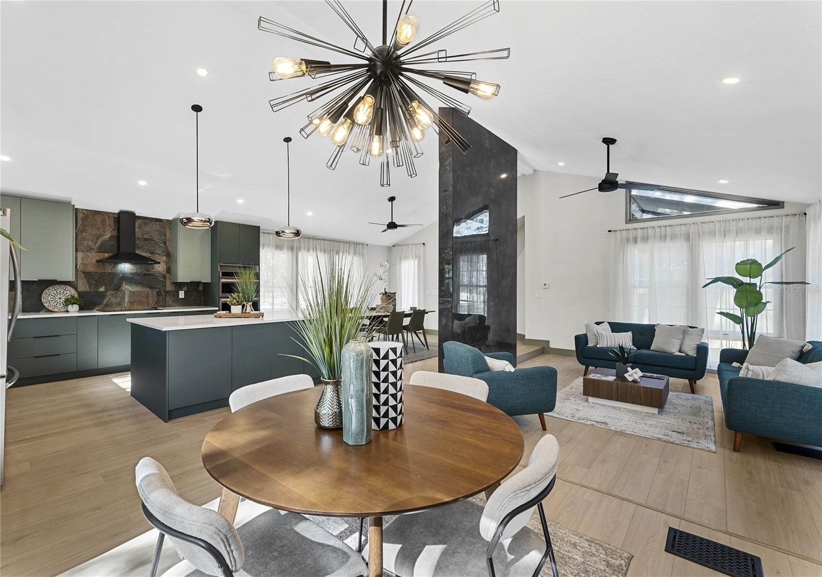 Breakfast Nook and Main Living Area