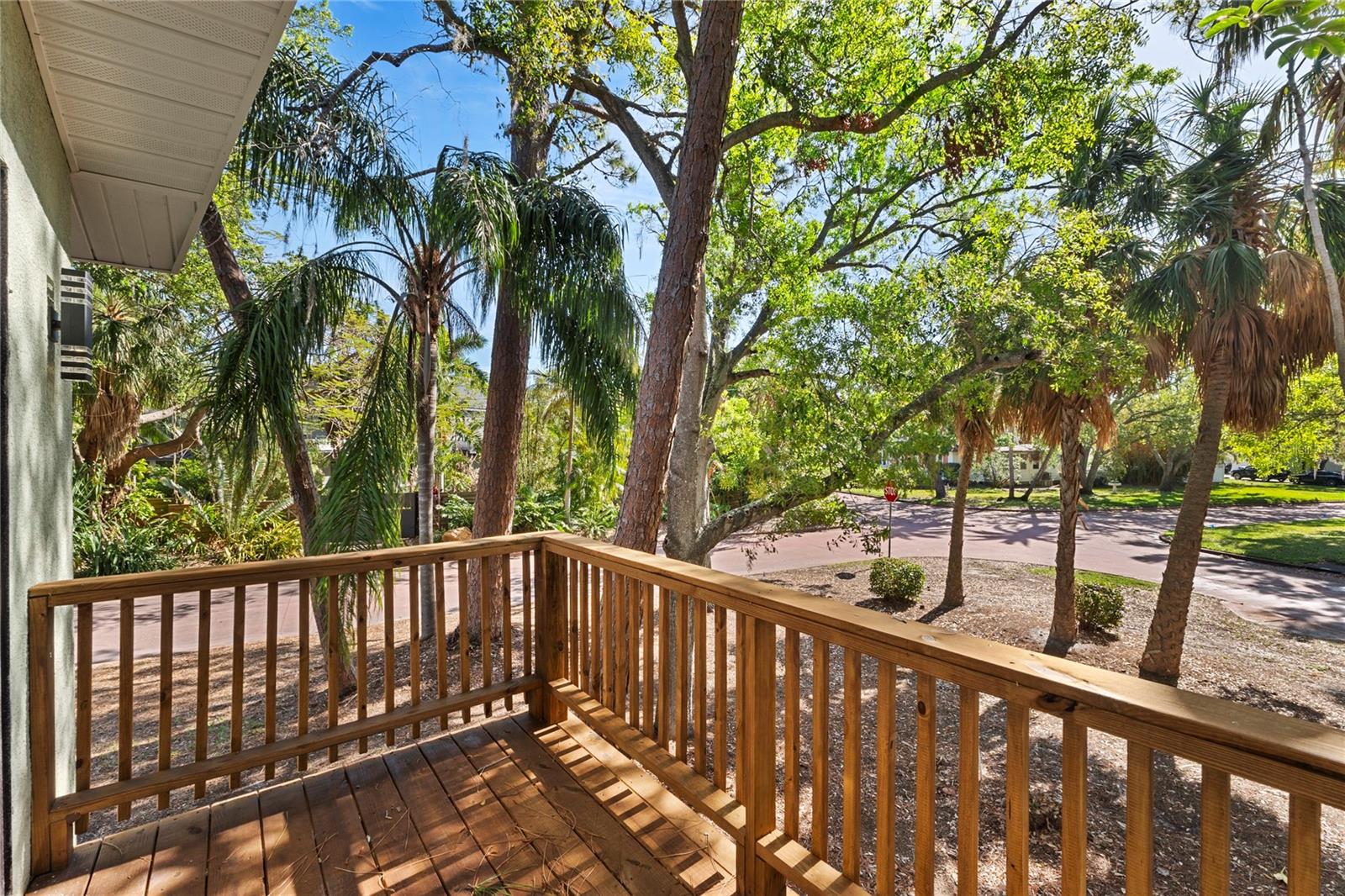 Balcony off Breakfast Nook