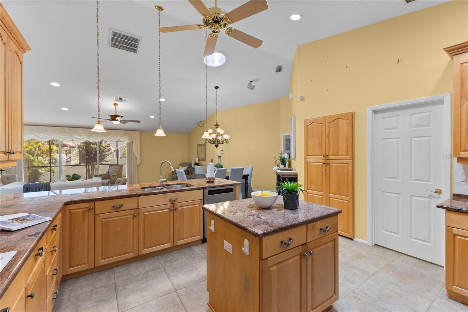 View of Kitchen with Island