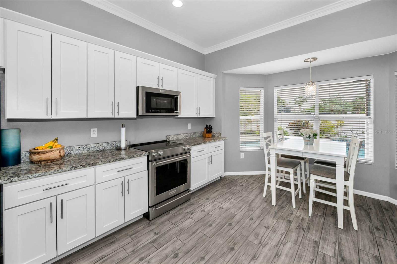 Loads of cabinets and counter space