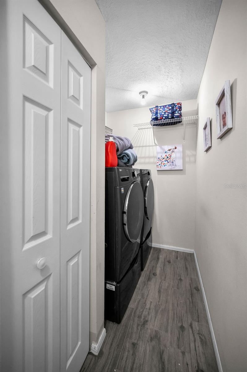 Large upstairs laundry room