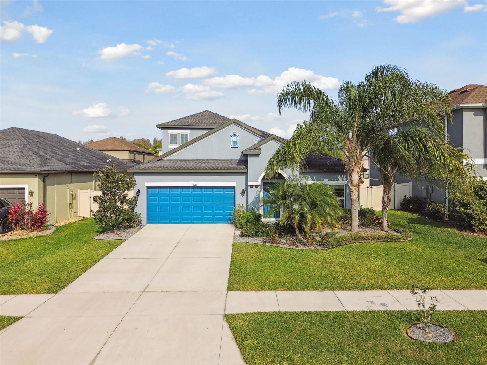 Front View 2017 Built Close to Community Clubhouse, Pool and Splashpad