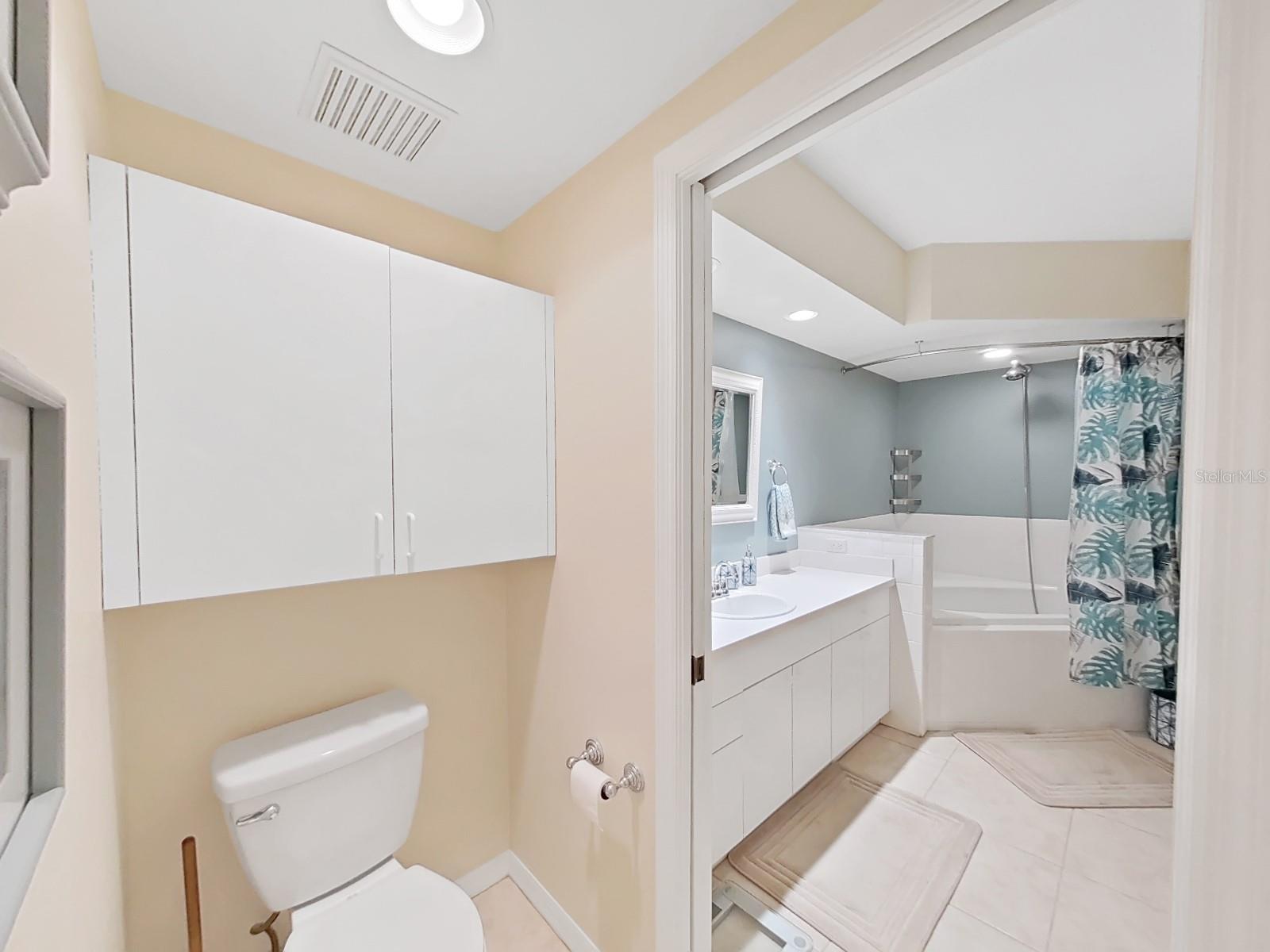 Water closet offers additional privacy