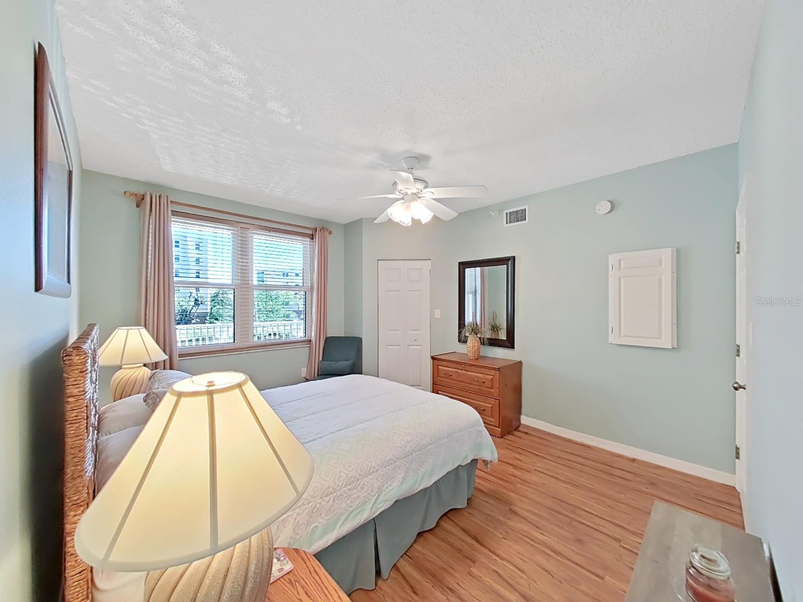 Second bedroom also contains a walk-in closet