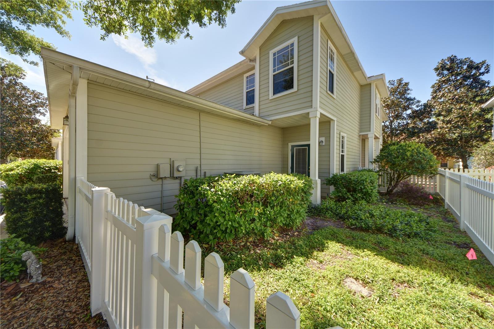 Fenced Yard and 2nd bedroom with separate entrance/exit