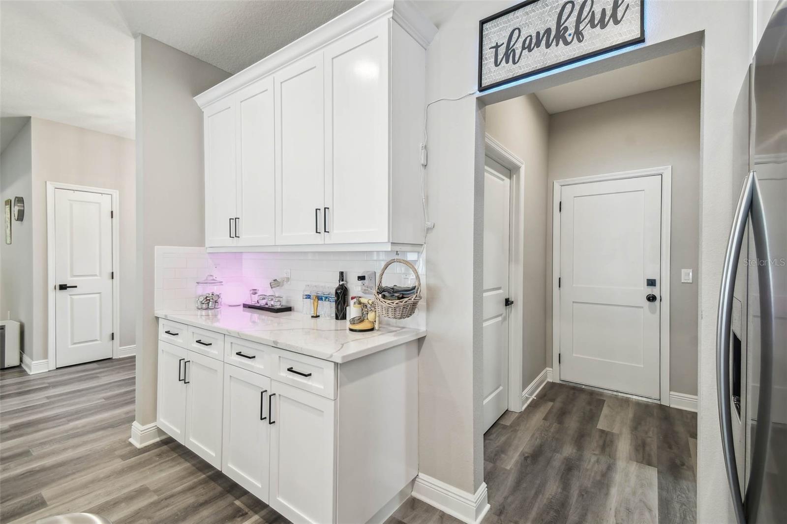 entrance to laundry