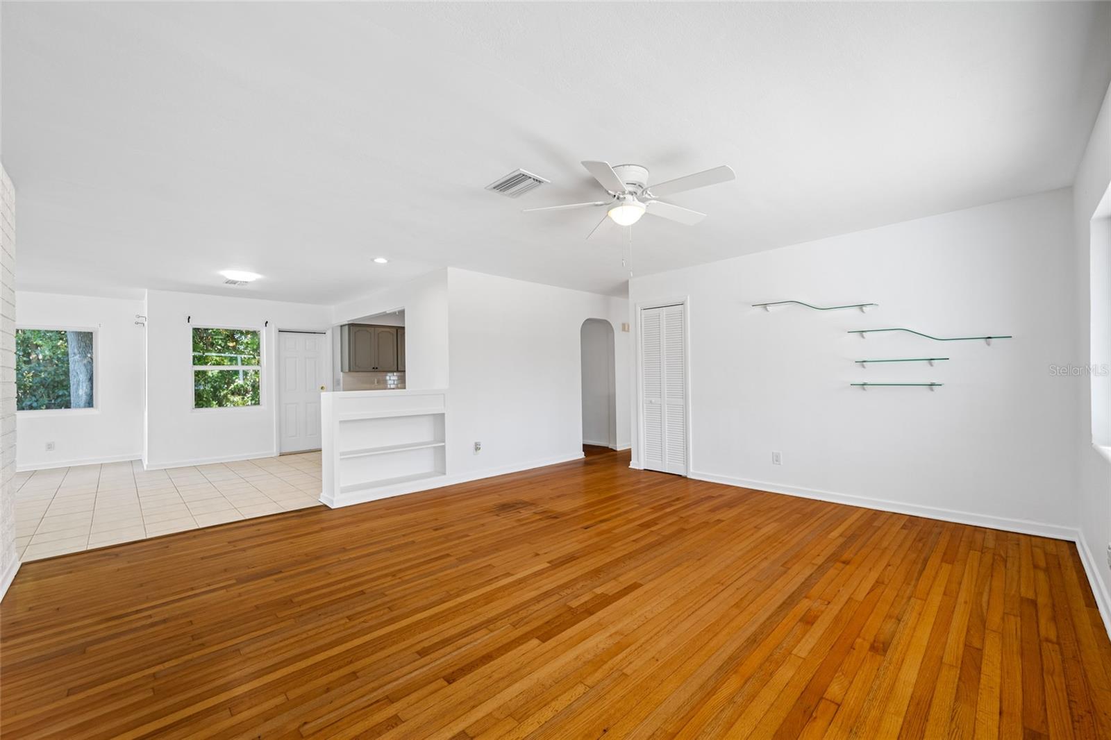 Spacious Living Room off the Entry