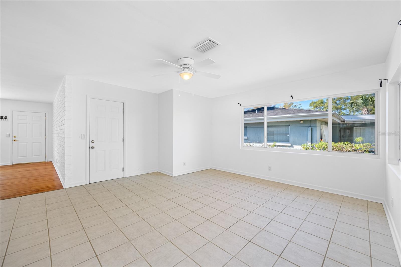 Family / Florida Room with views of the backyard from the large windows!