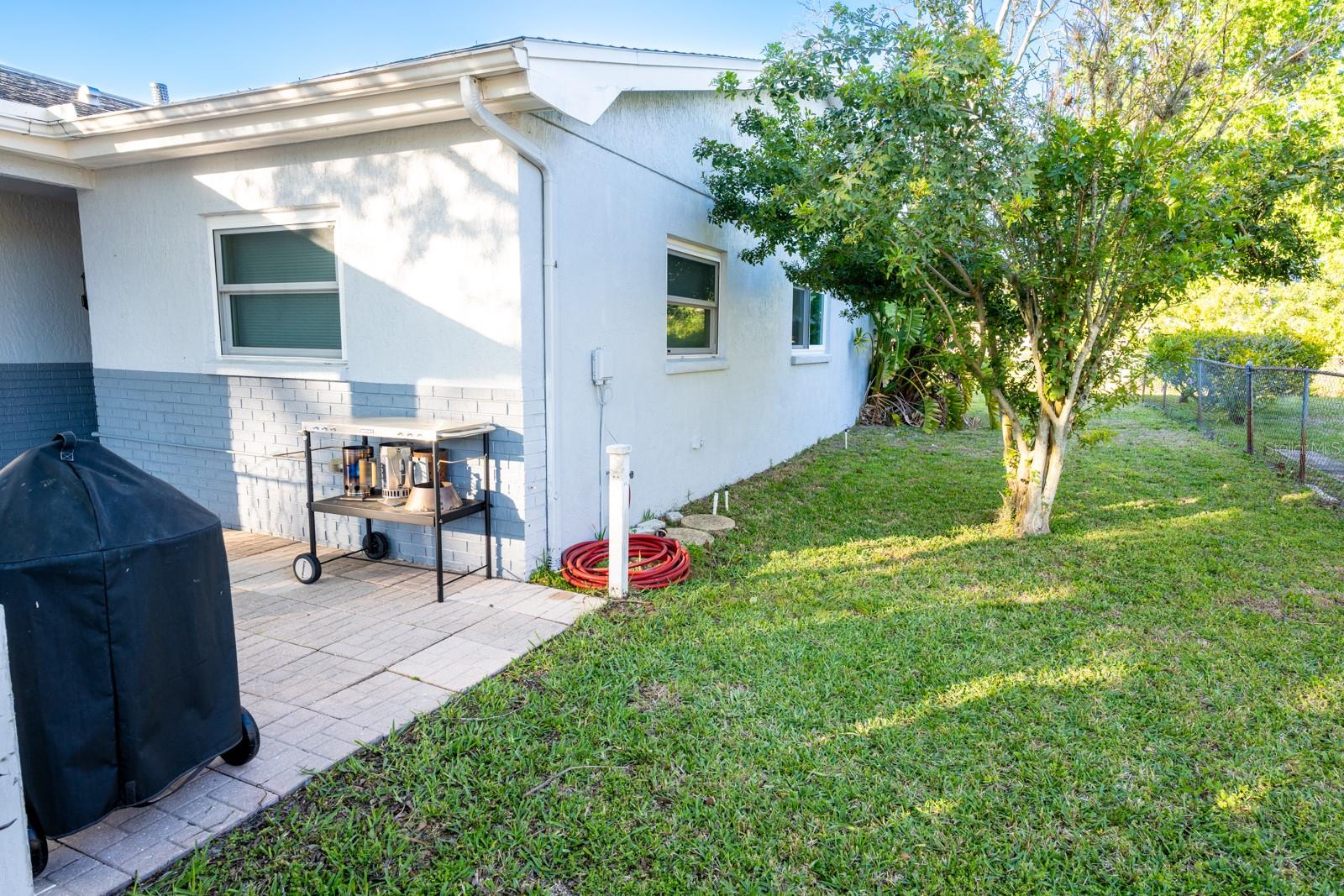 Front, side yard