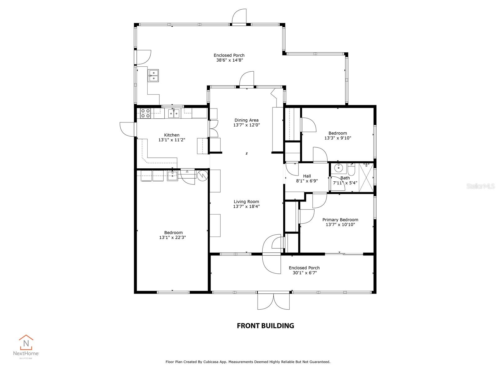 Front building floor plan