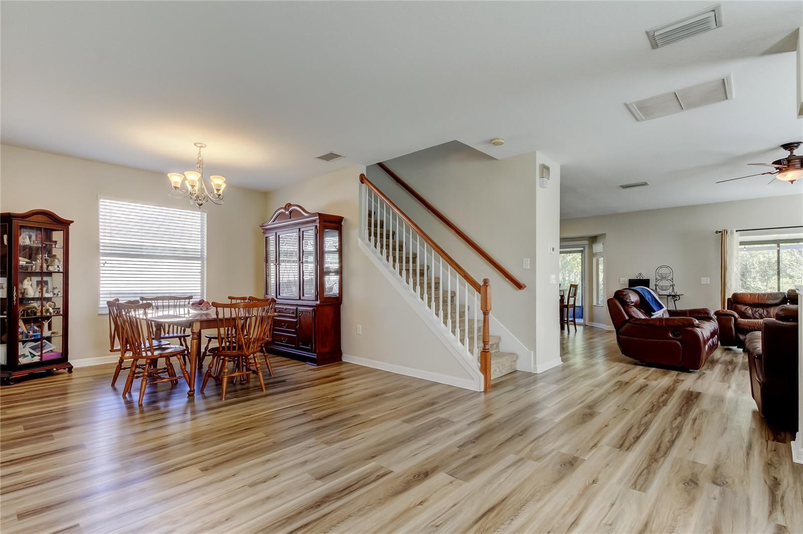 Foyer looking into living areas