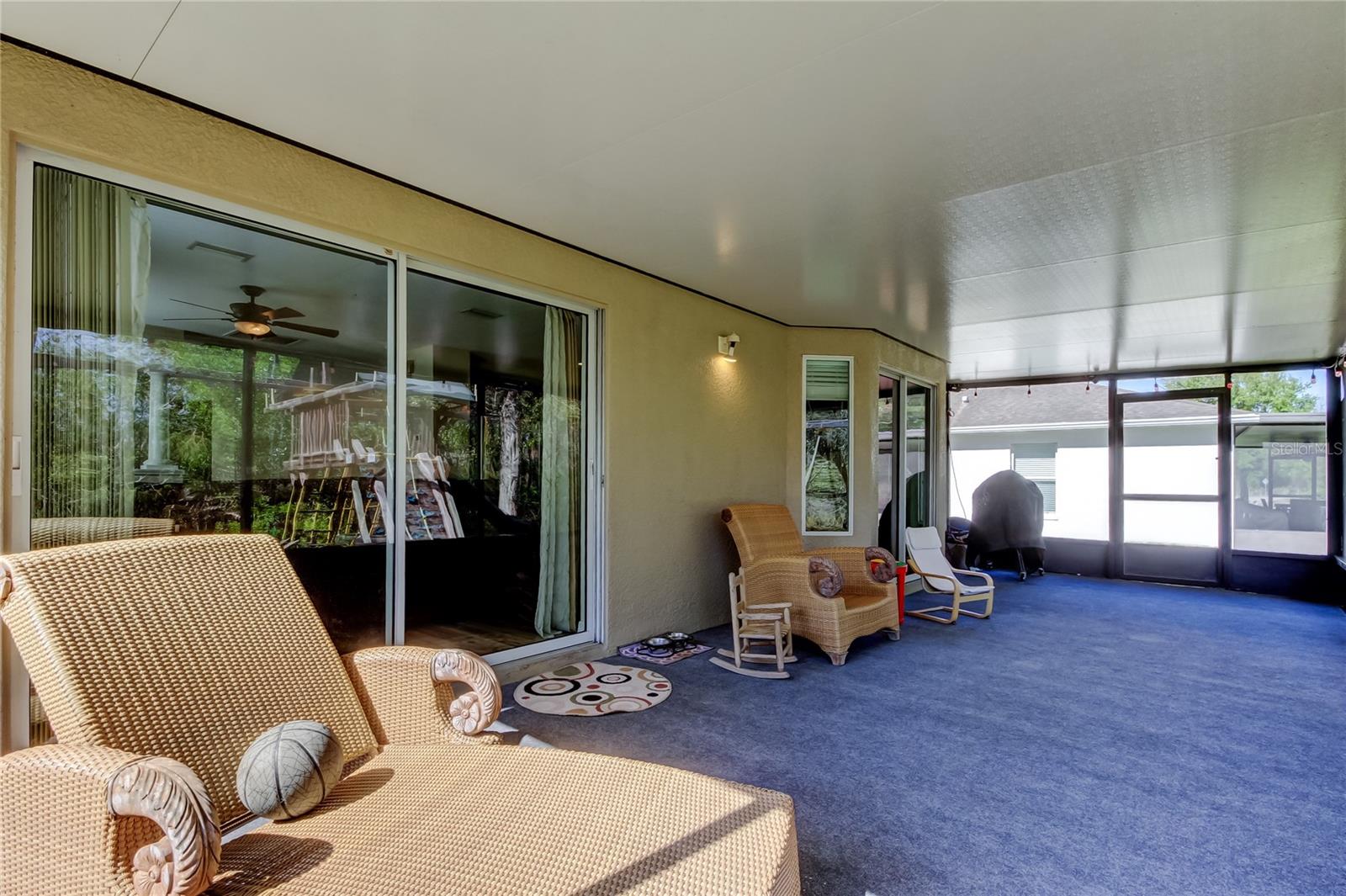 Screened lanai