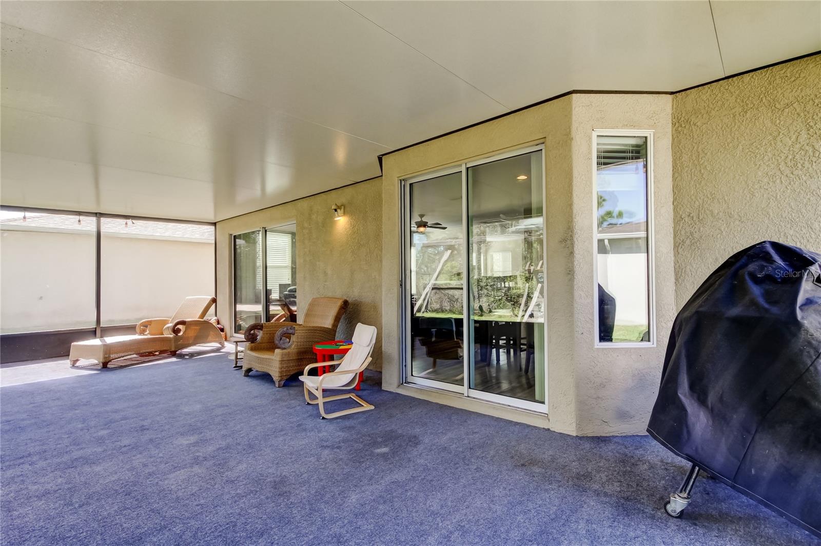 Screened lanai