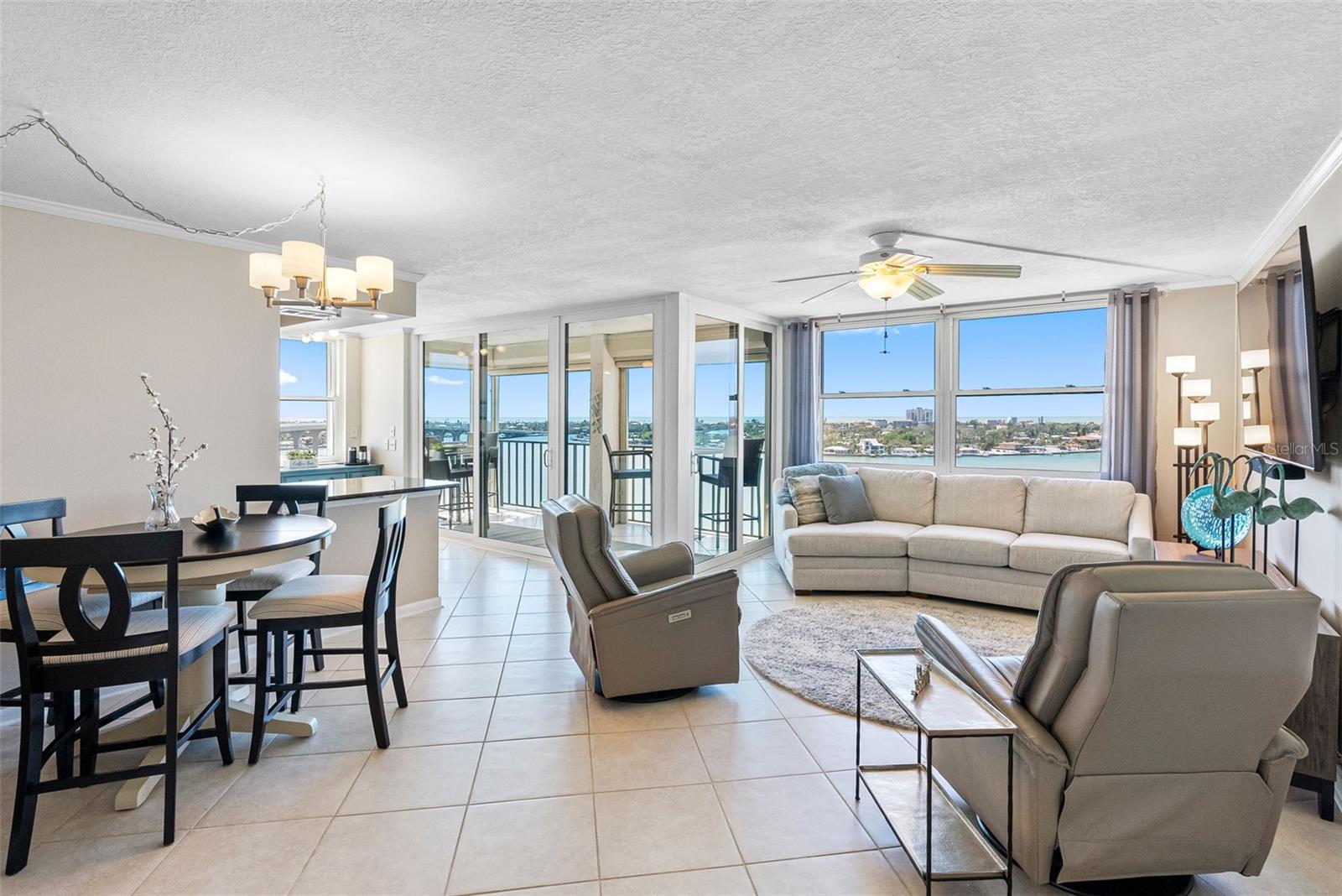 Dine with panoramic views of Boca Ciega Bay and the Gulf — sunsets served daily!