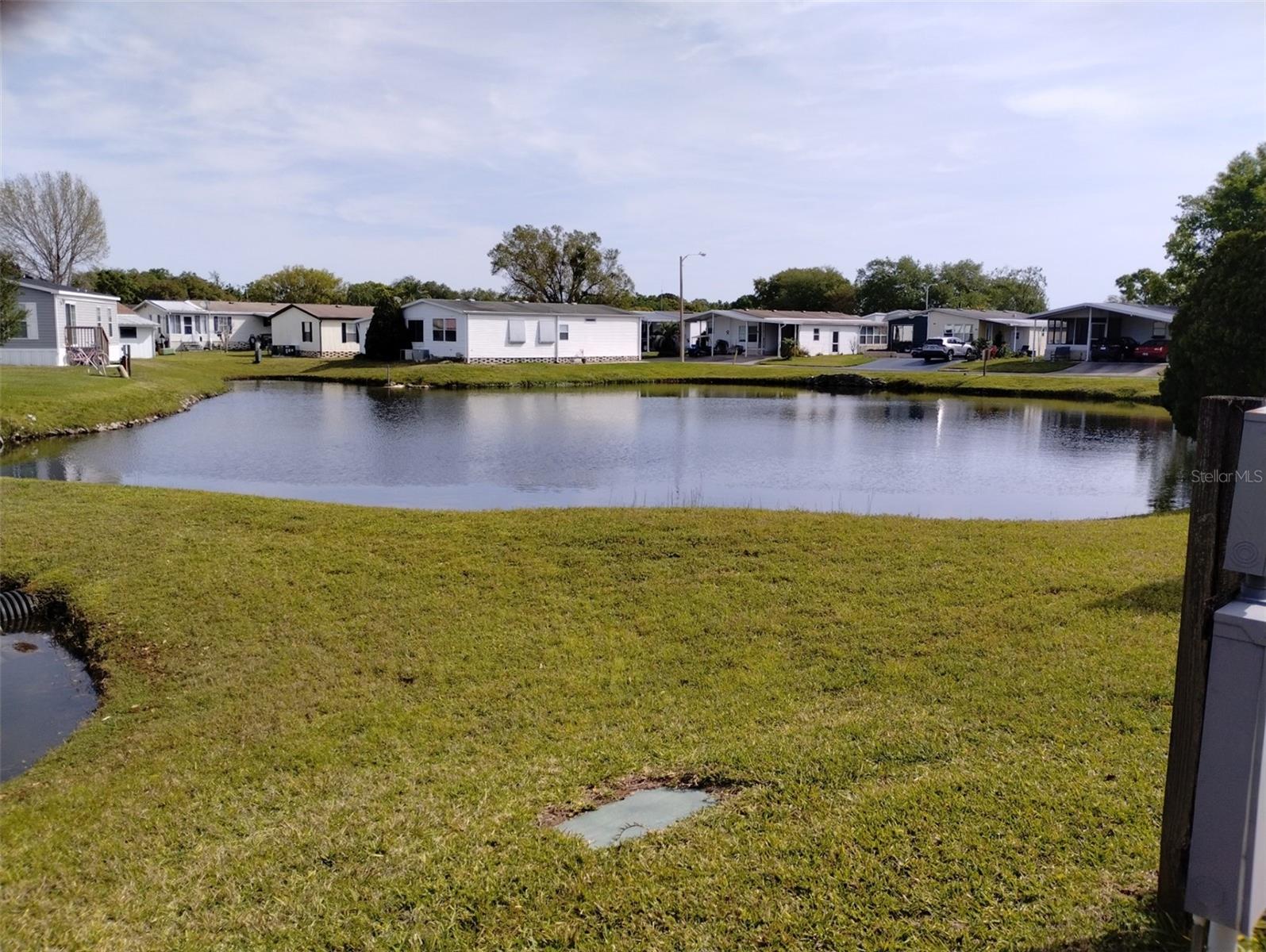 Pond View from Rear of home and Patio