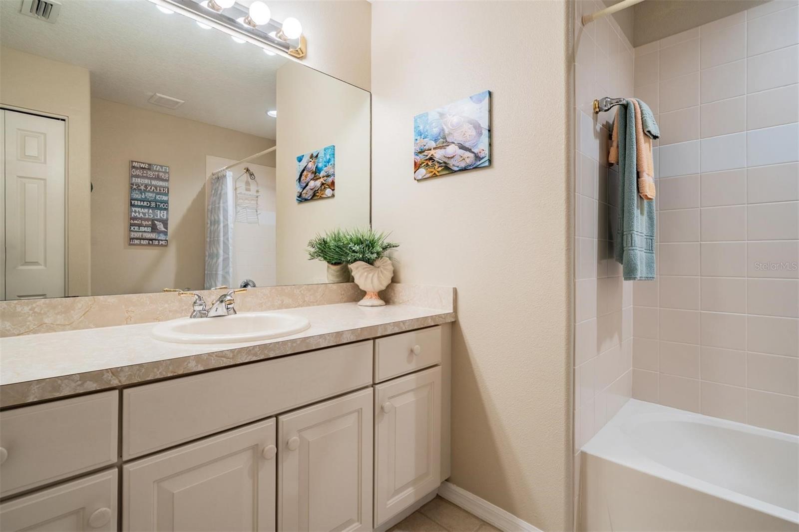 Secondary bathroom