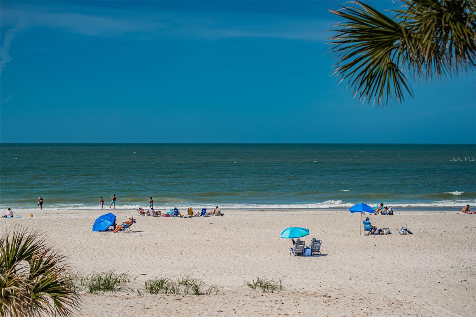 Beach and Gulf view from the balcony