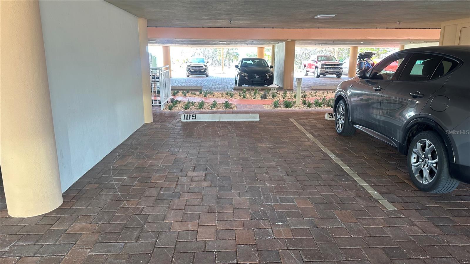 Under building parking spot