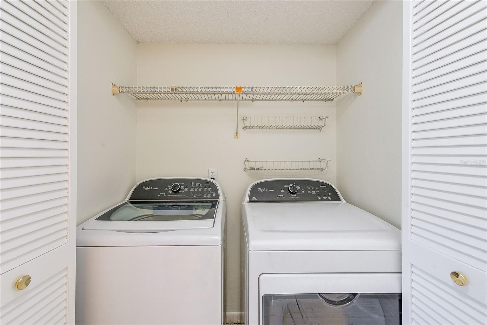 Laundry closet on 1st floor