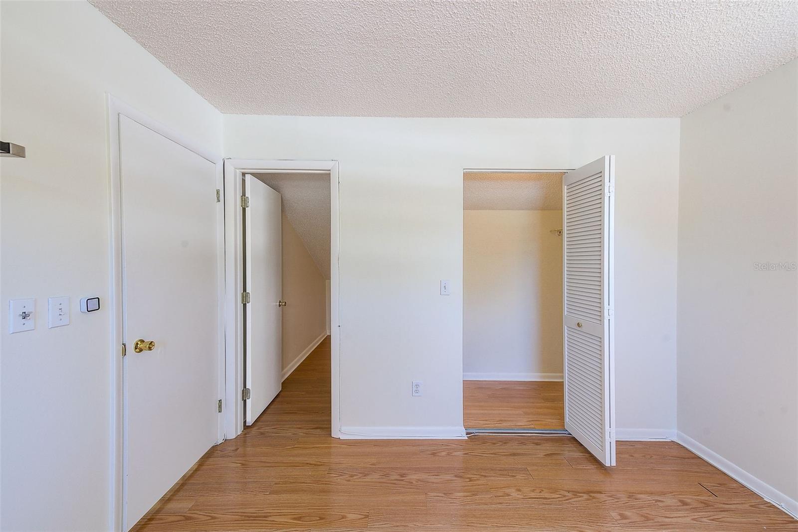 Double closets in Second bedroom