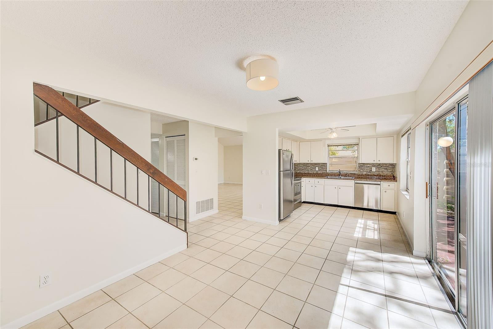 Dining room and Kitchen