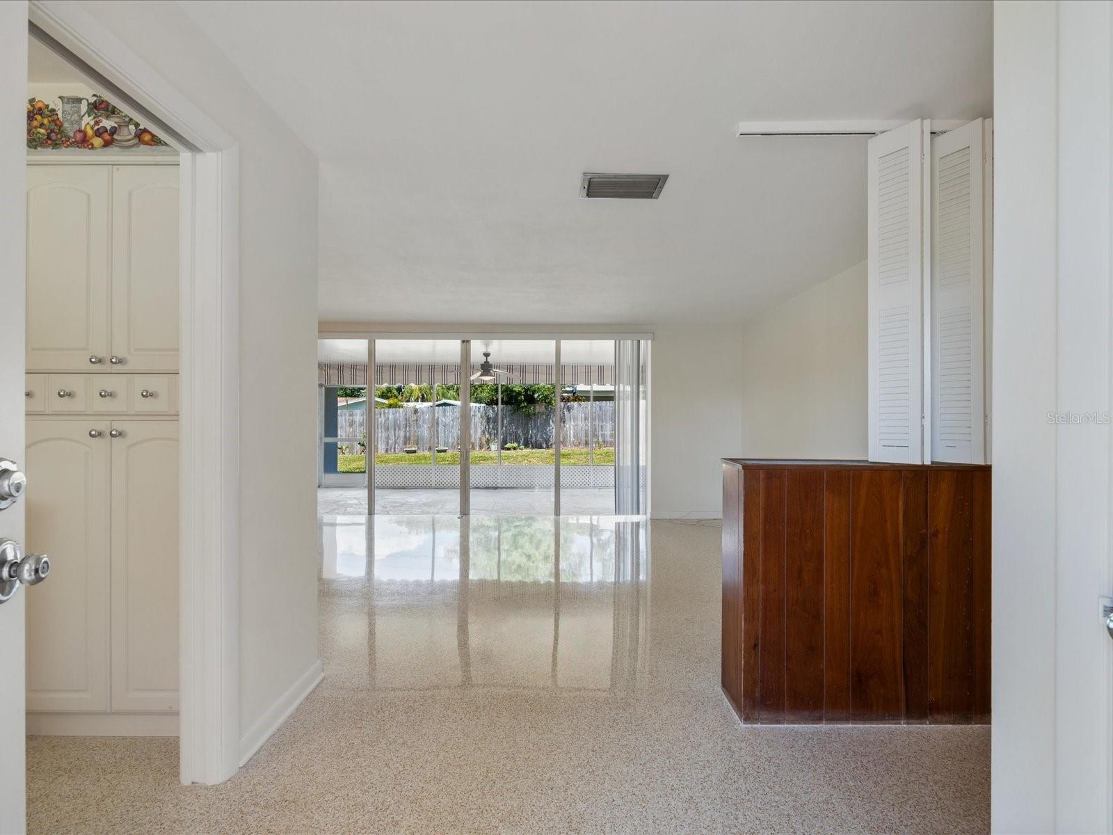 From foyer overlooking living room