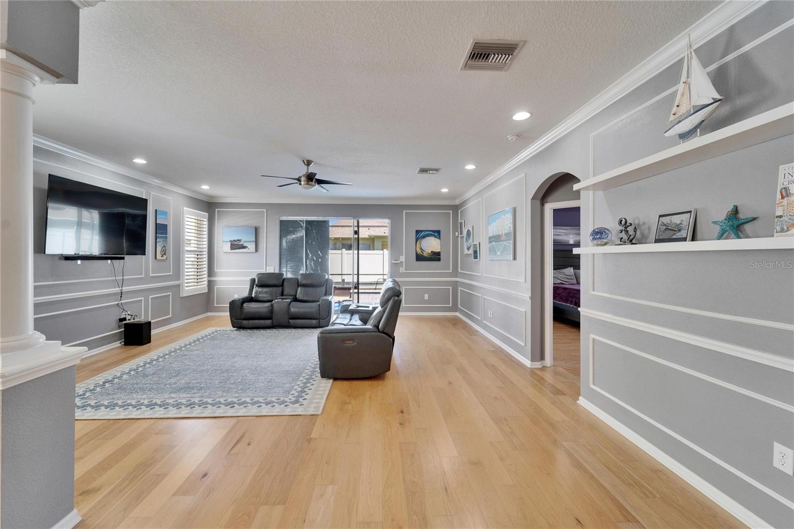 THE LIVING ROOM/GREAT ROOM IS HUGE!