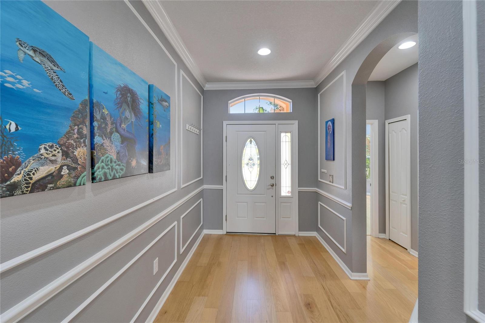 CUSTOM, REFINED WOODWORK THROUGHOUT HOME