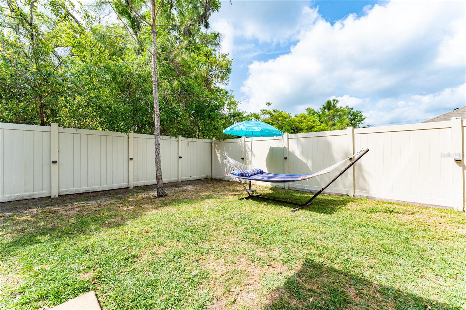 Backyard is Completely Fenced-inand very Private