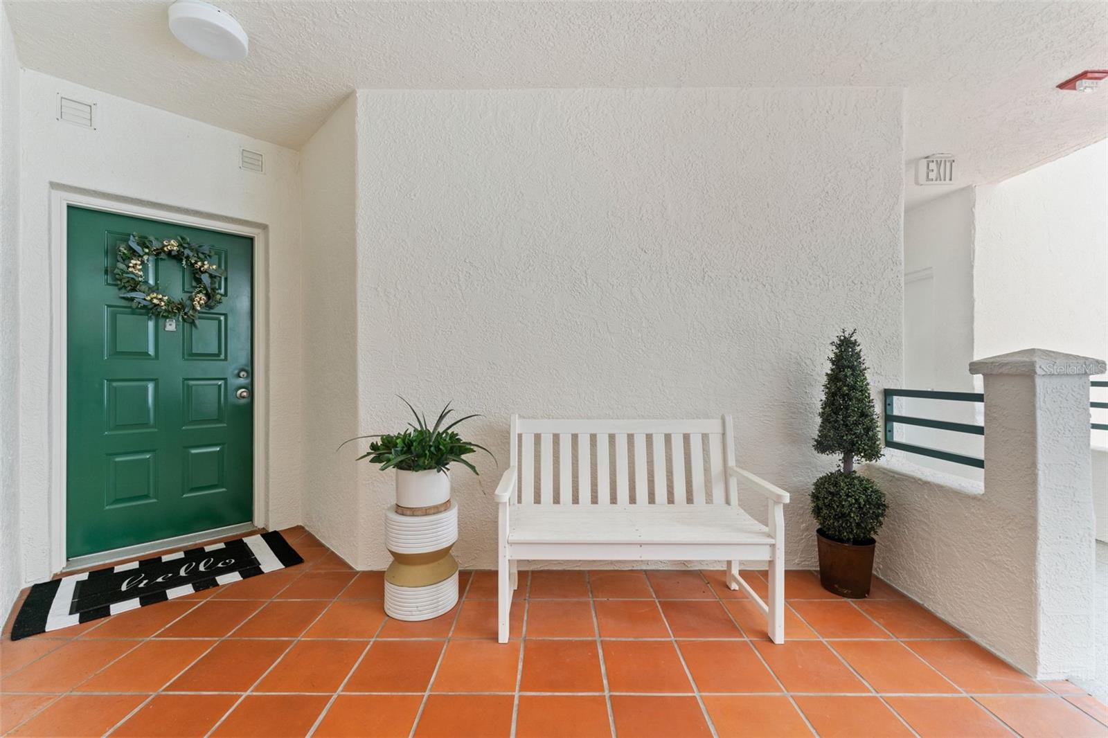 Your private entrance to your unit