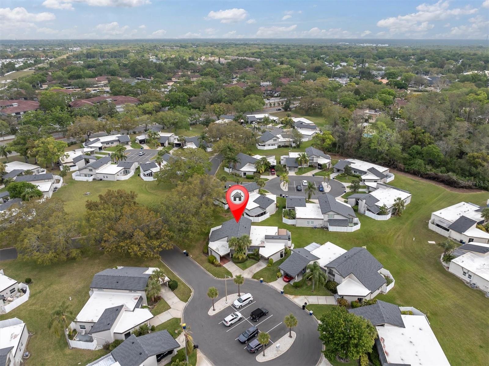 Winding Woods Aerial View
