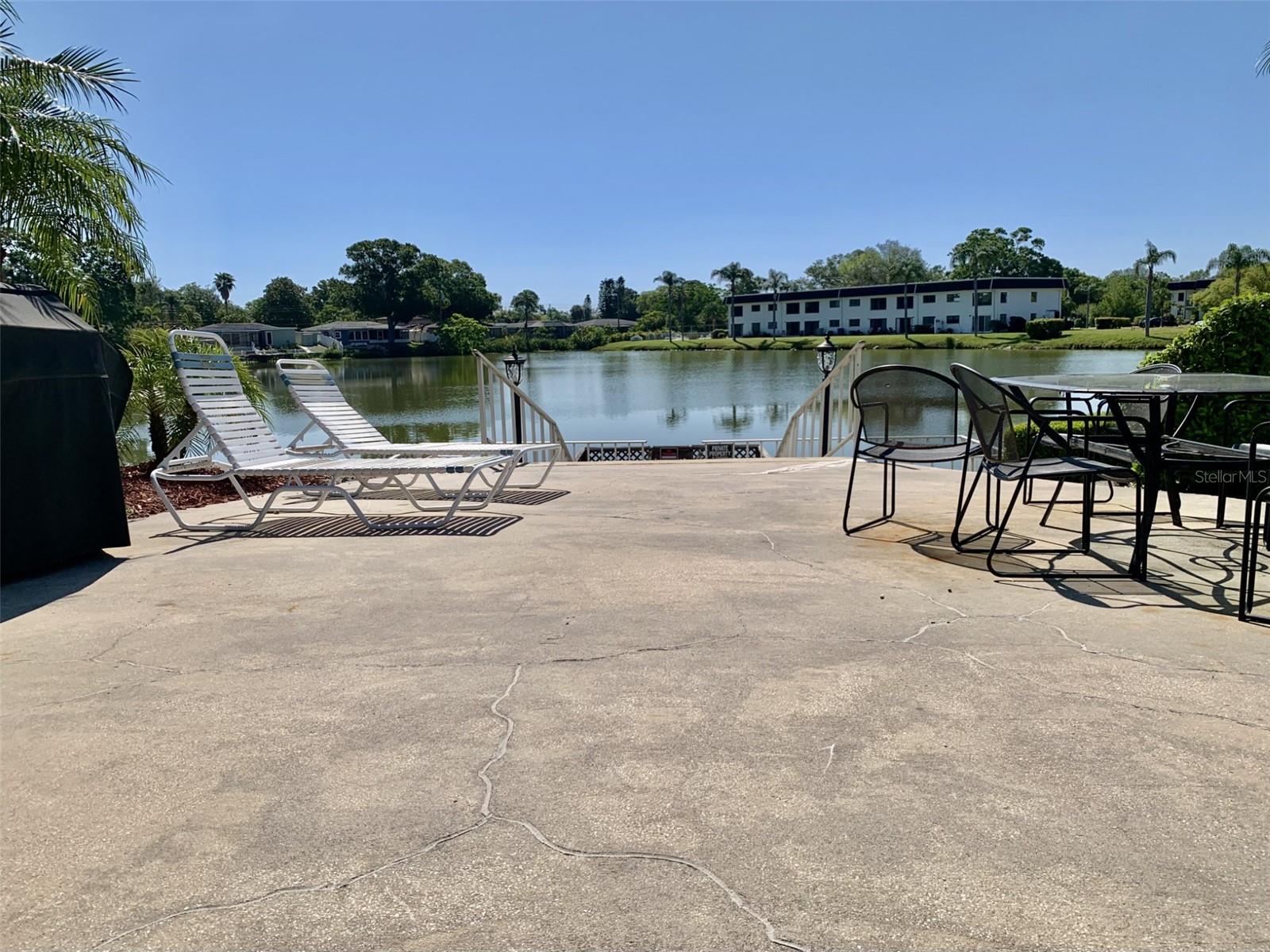 Community BBQ and dock is just behind your new home
