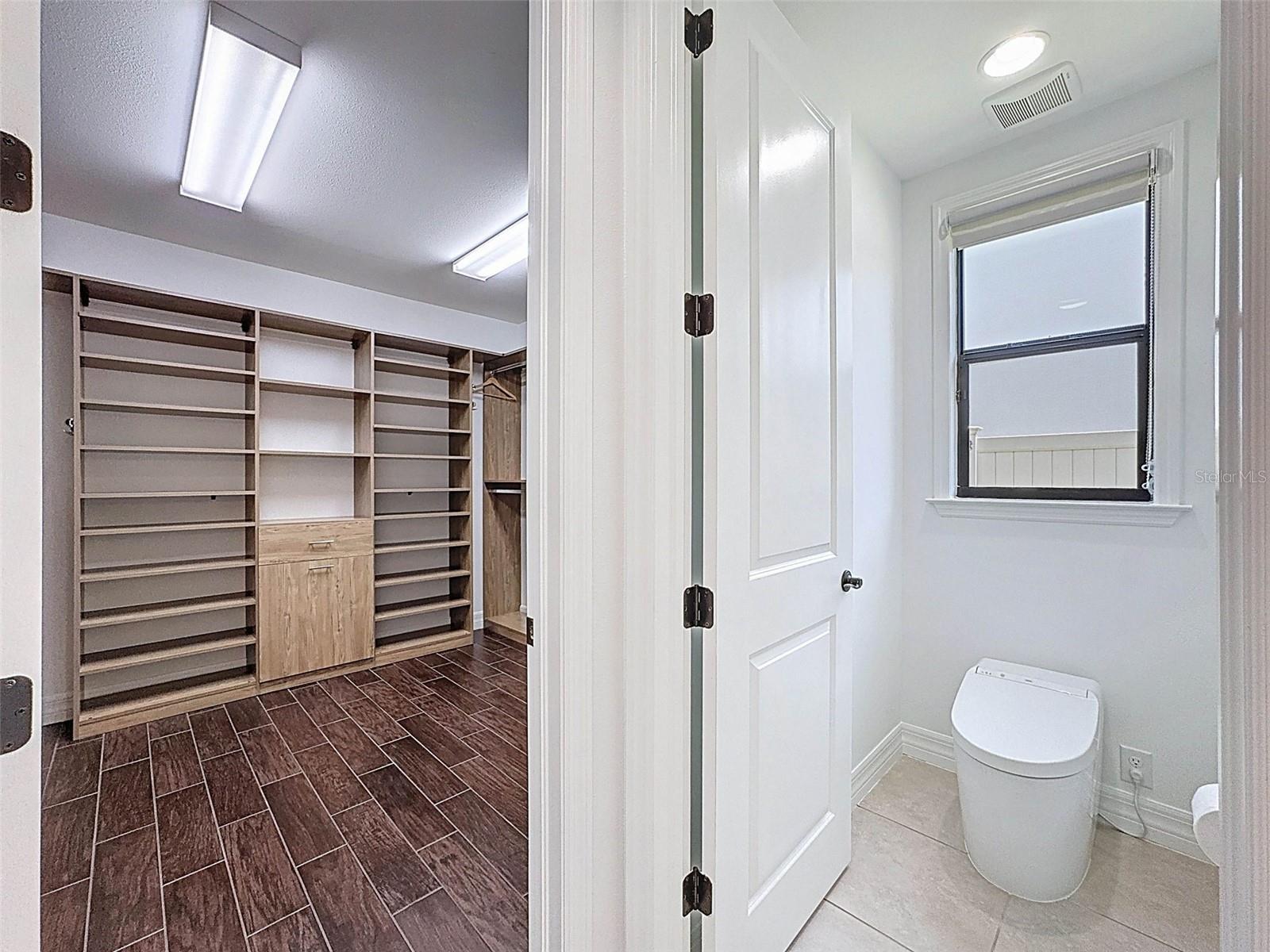 Master closet