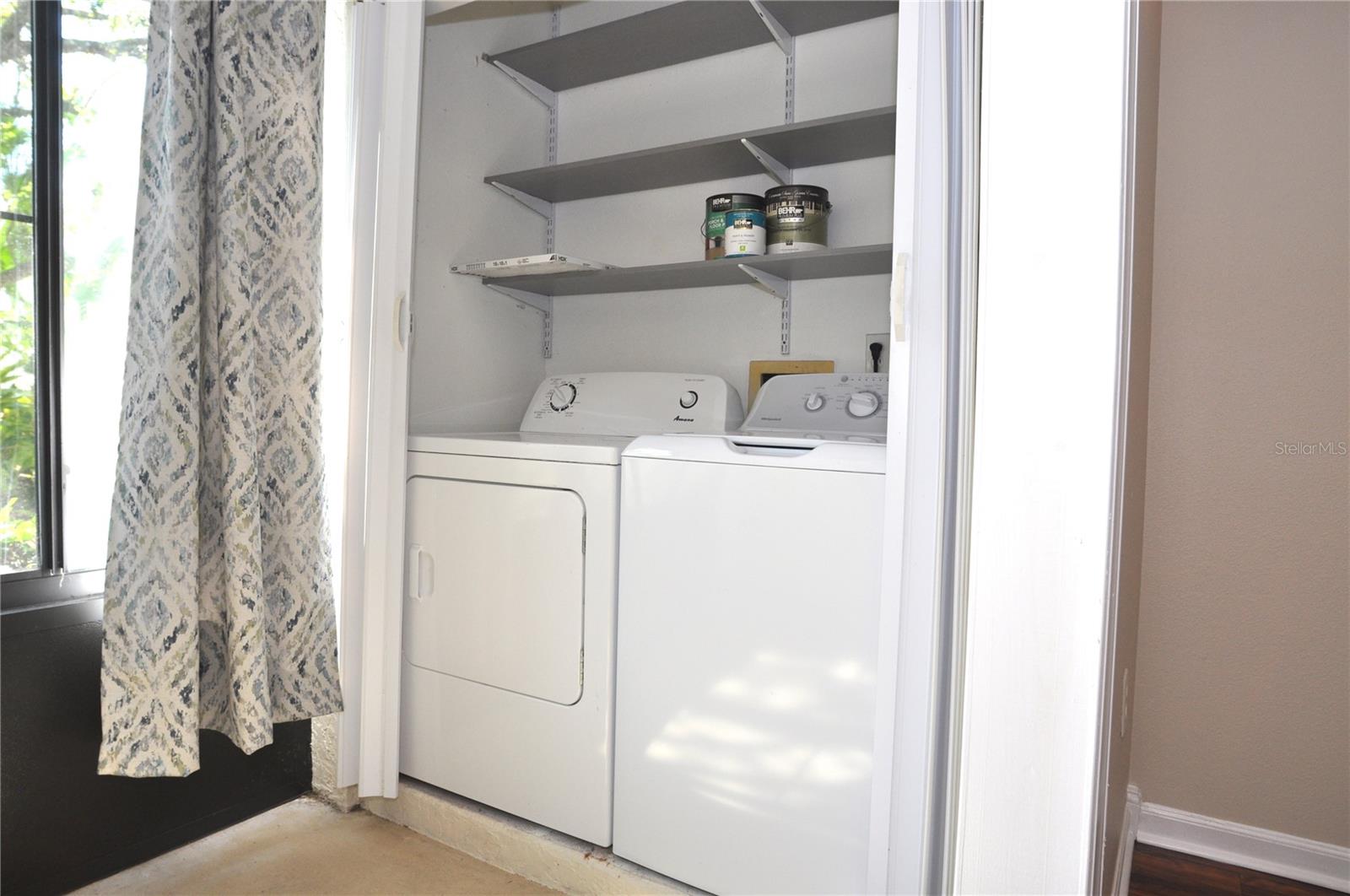 Laundry closet