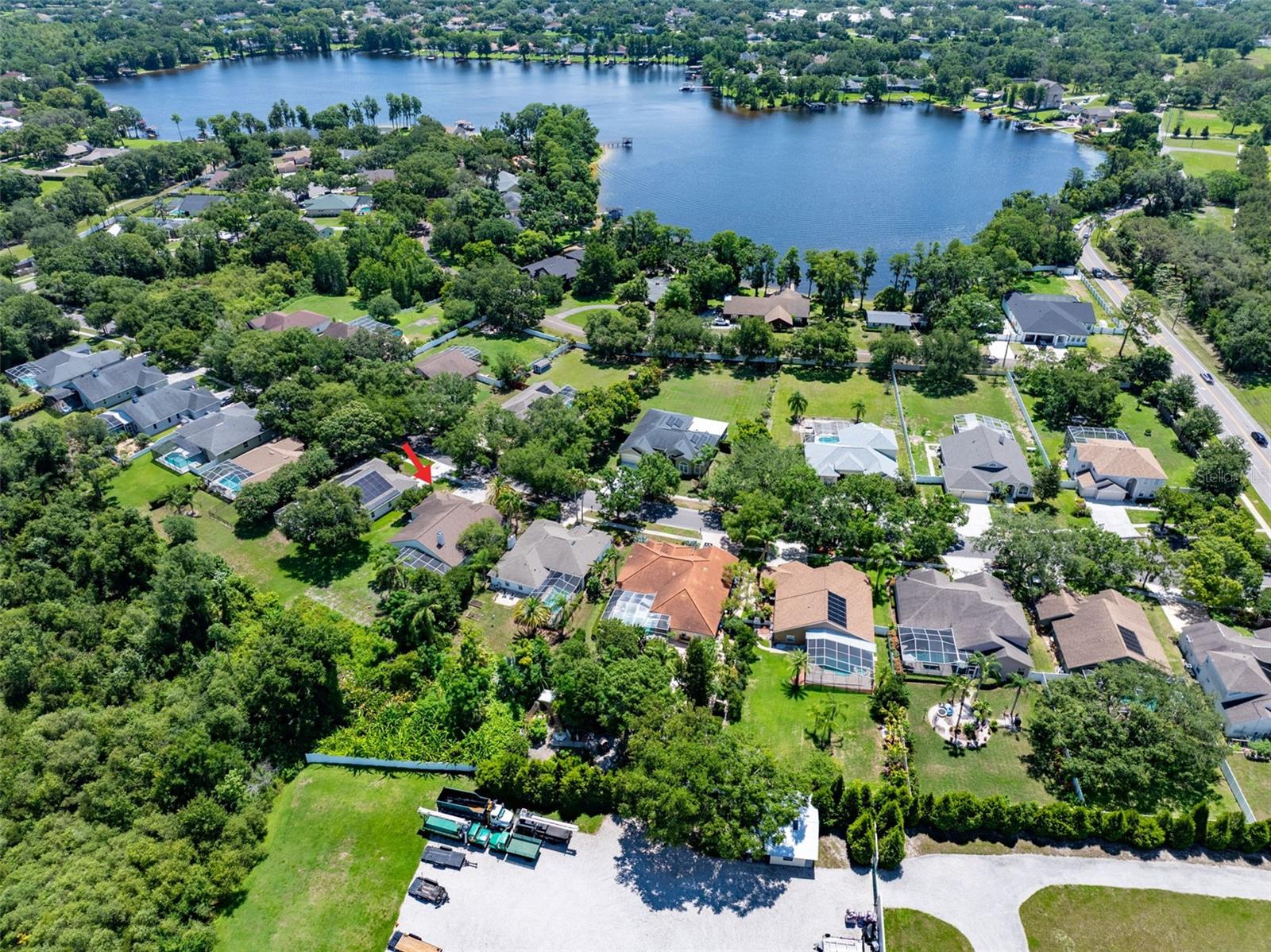 A beautiful neighborhood