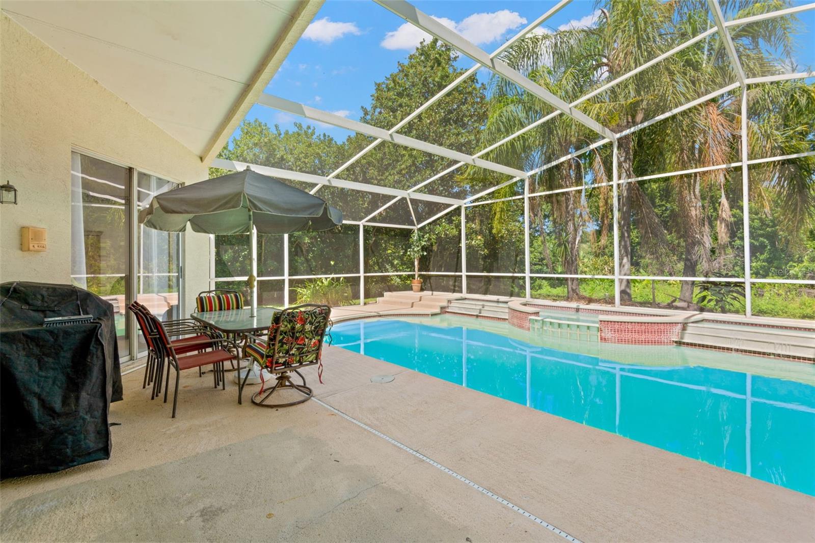 Lots of patio space and views are georgeous!