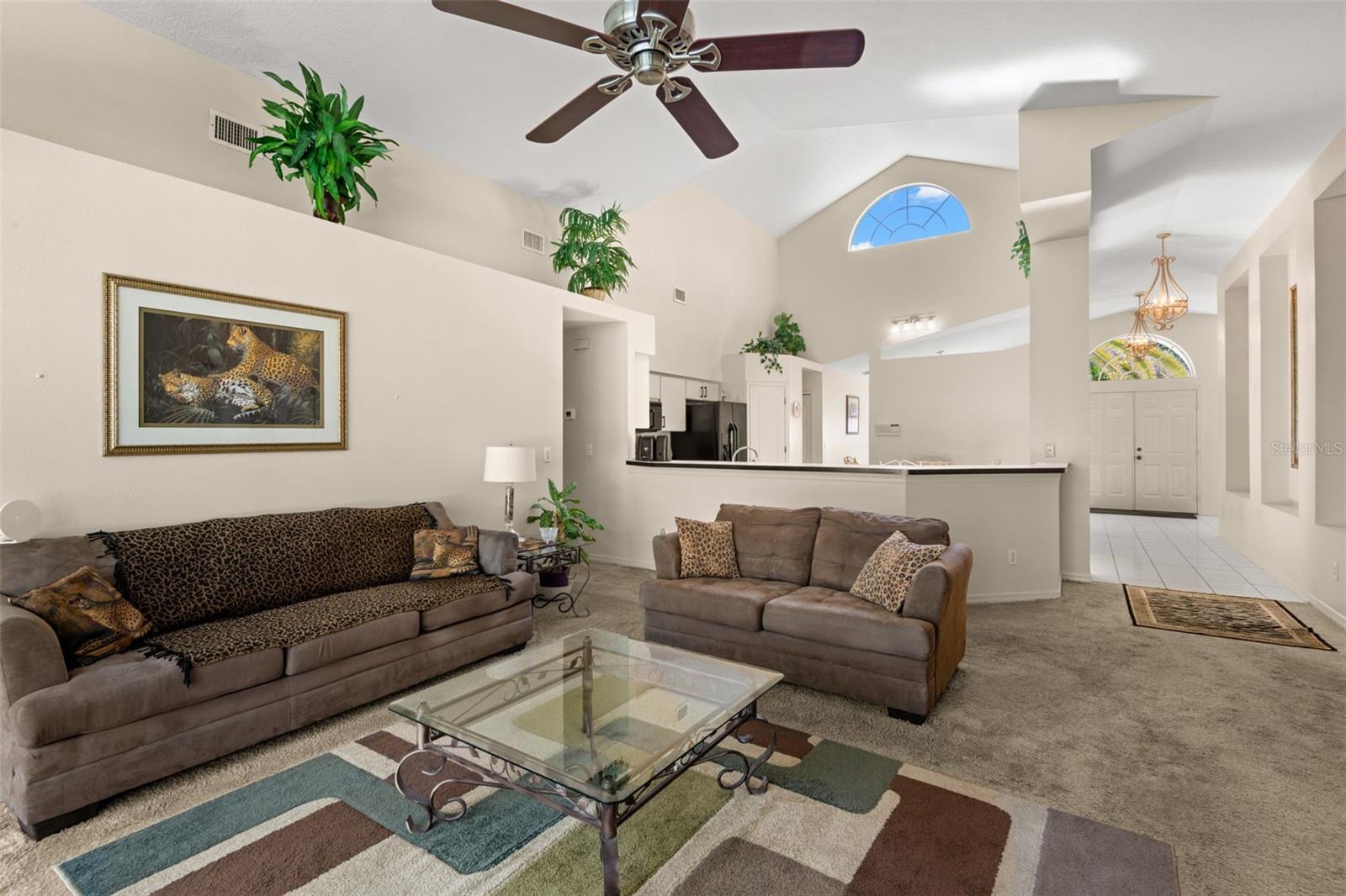 Open Floor plan living room and kitchen