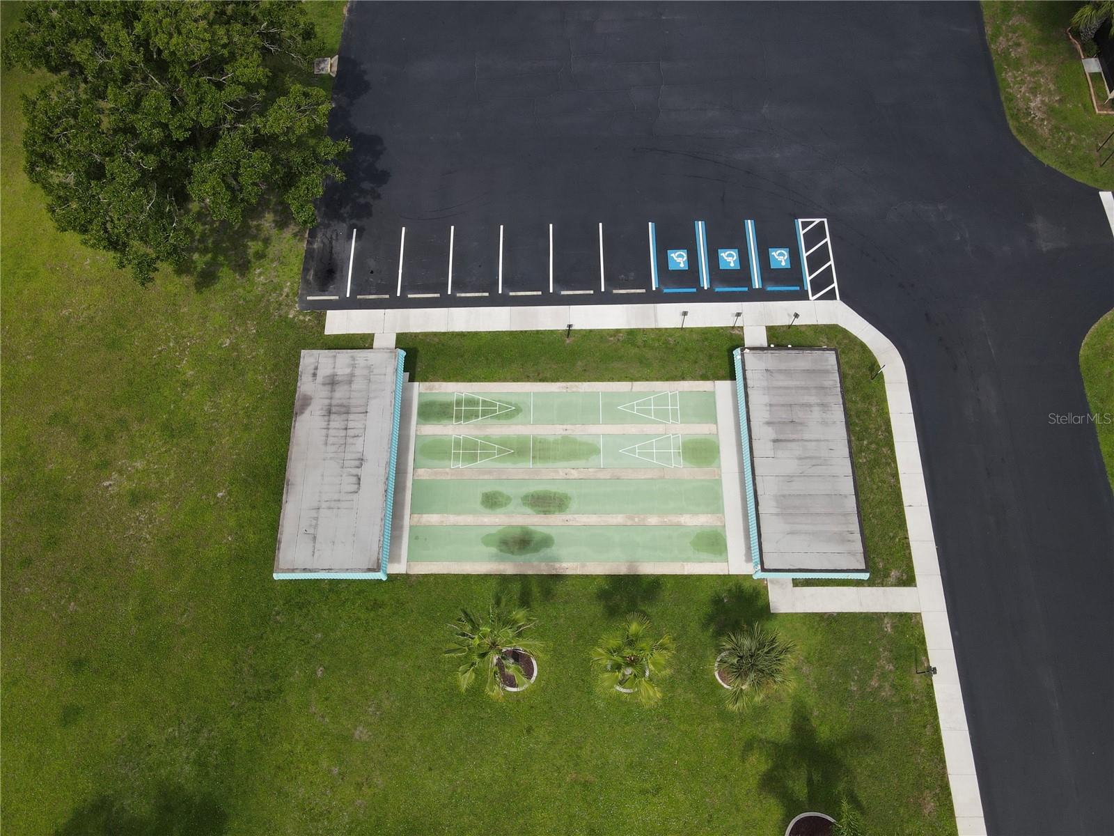 Shuffleboard courts