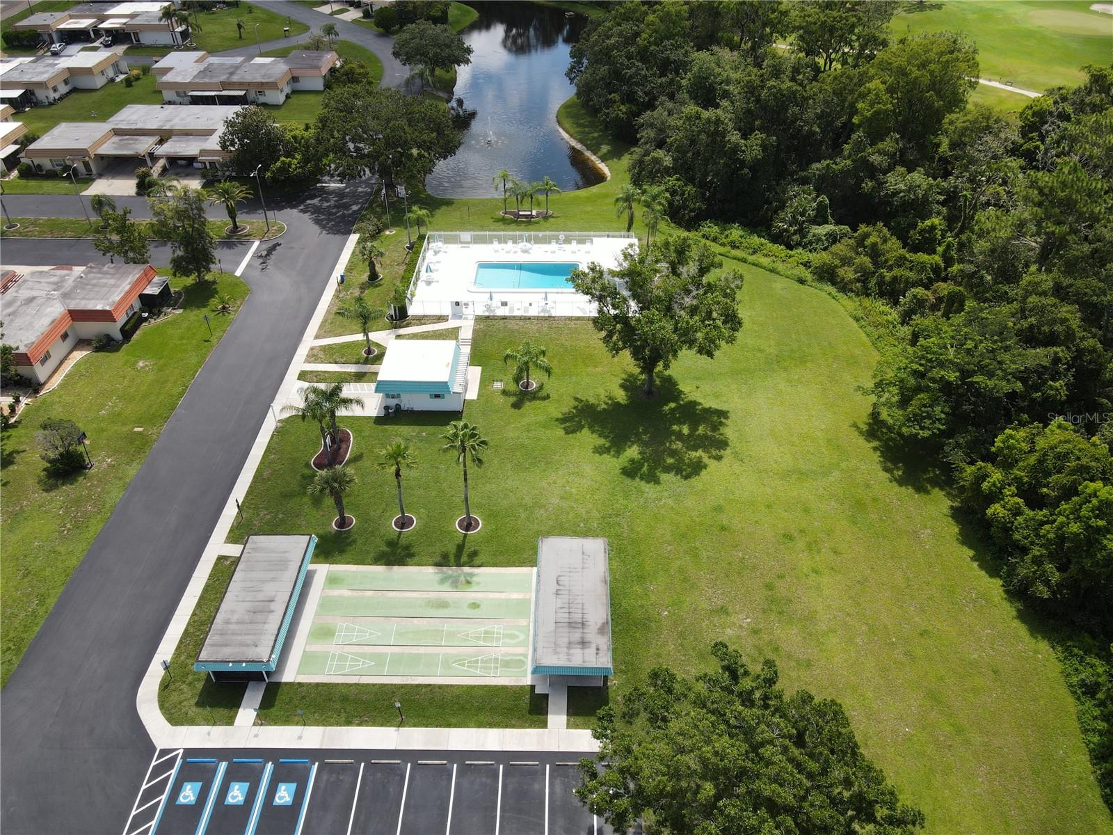 Pool and courts
