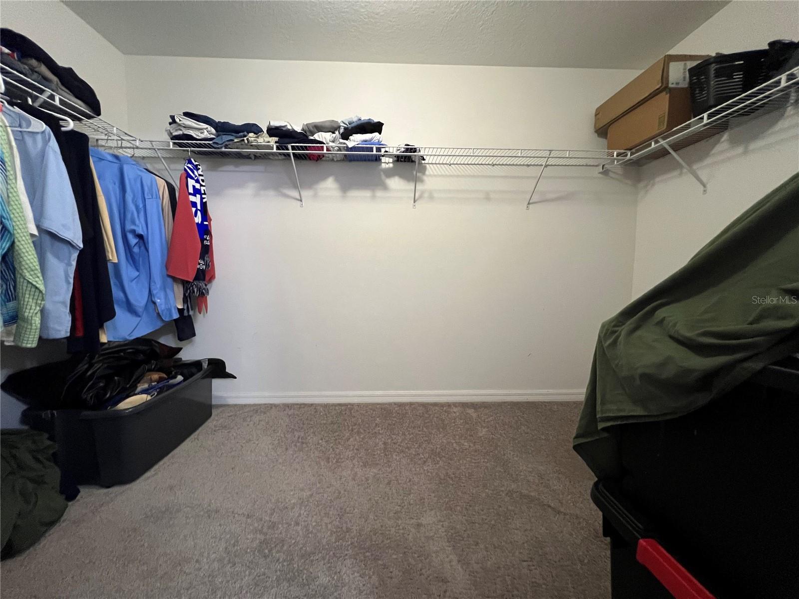 Walkin Closet in the Primary room