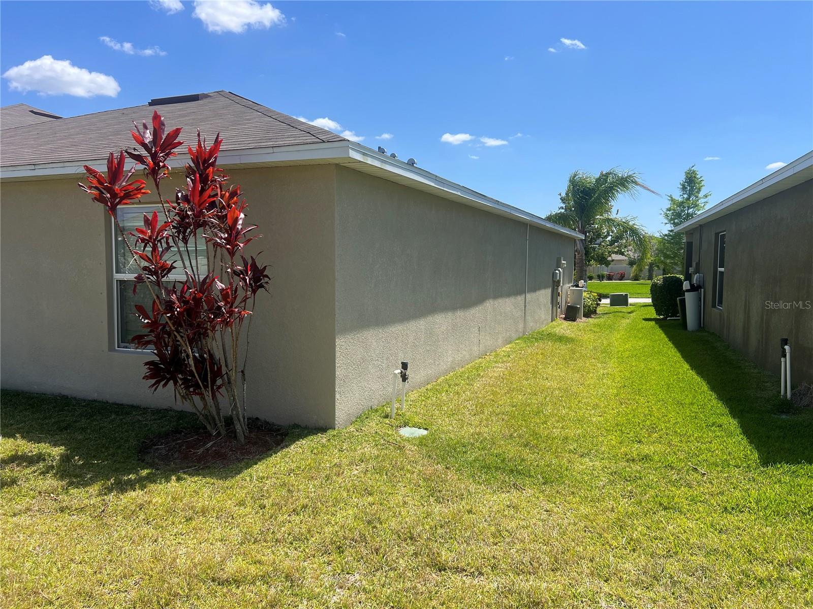 The other side of the house